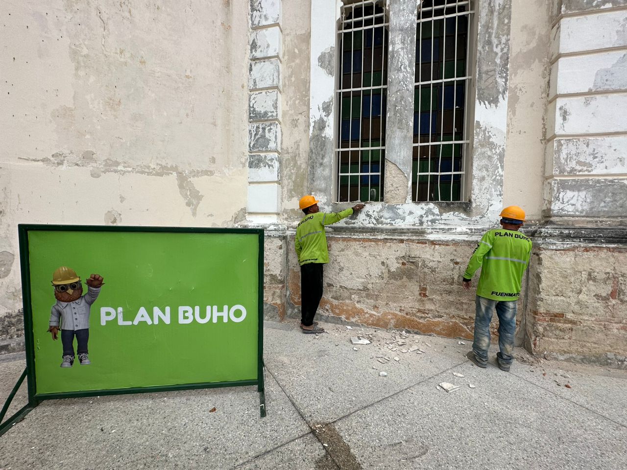 Alcalde Fuenmayor inspeccionó trabajos de remodelación de la iglesia San José en Valencia