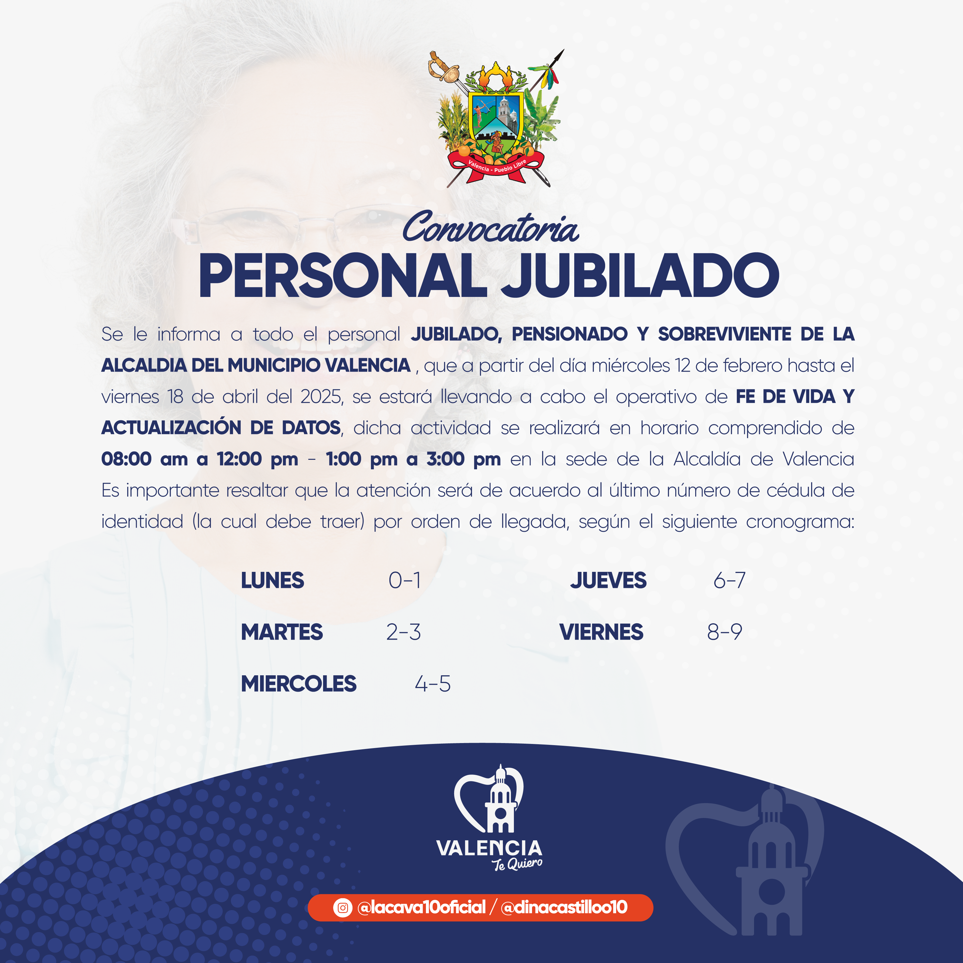 Información Jubilados, Pensionados y Sobrevivientes